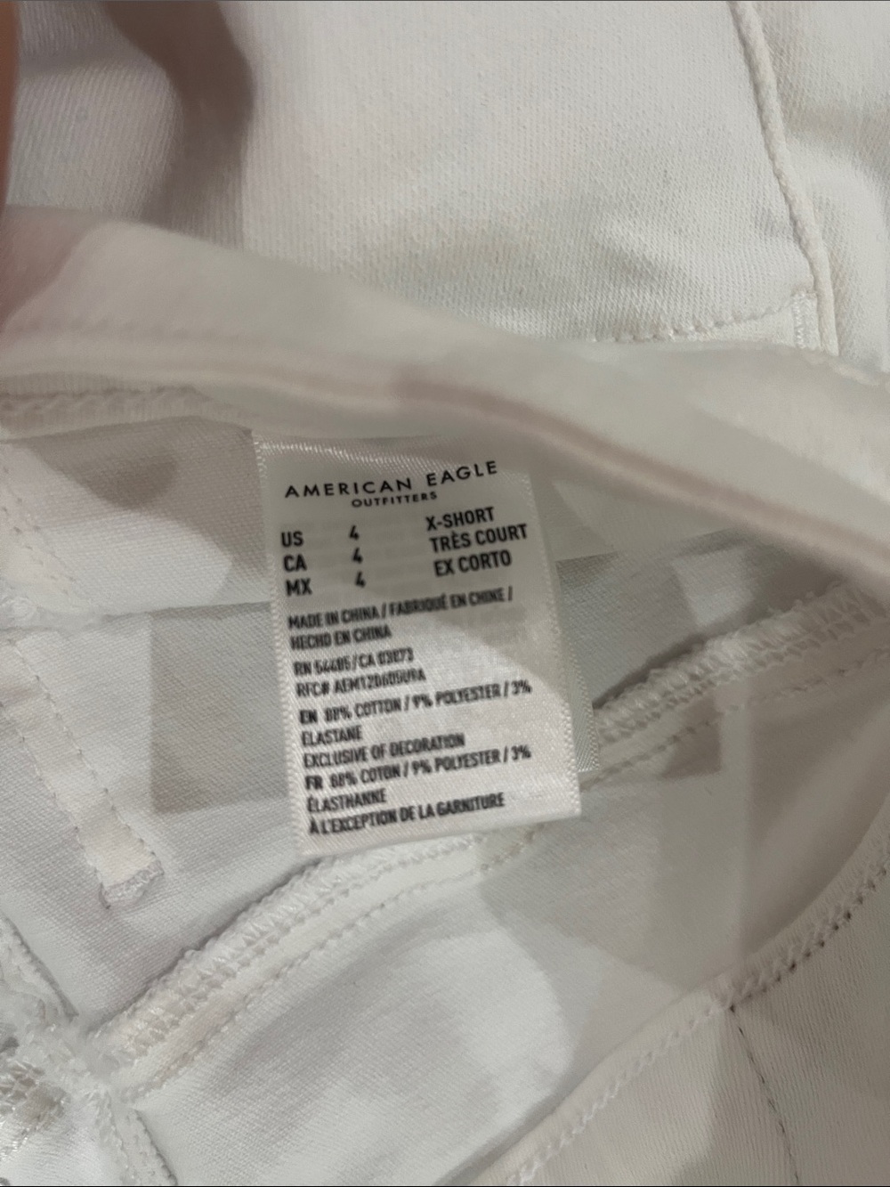 American Eagle Outfitters White Skinny Jeans - Picture 3 of 8
